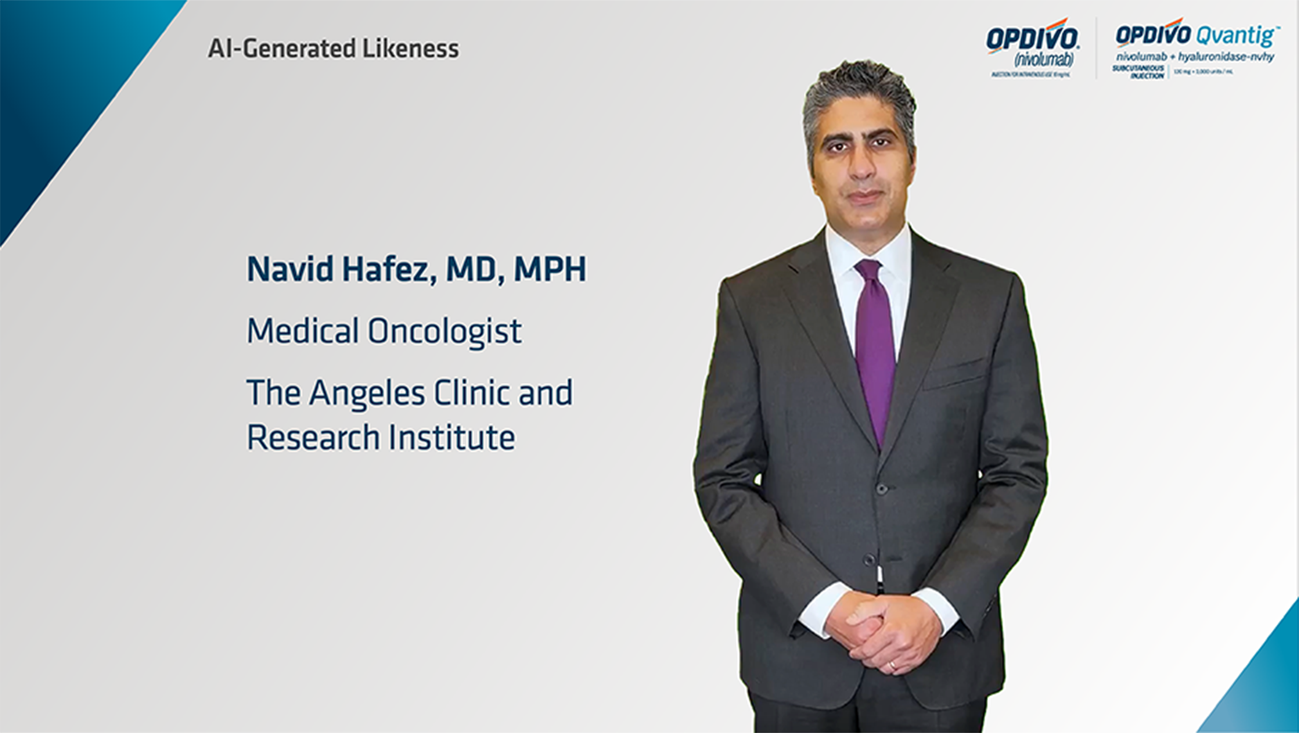 Watch a video on OPDIVO as perioperative treatment for resectable NSCLC with Dr. Navid Hafez
