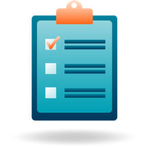 Clipboard with Checklist Icon
