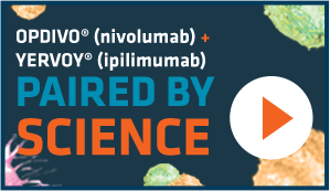 Watch how OPDIVO® (nivolumab) + YERVOY® (ipilimumab) work together to harness the body's immune system.