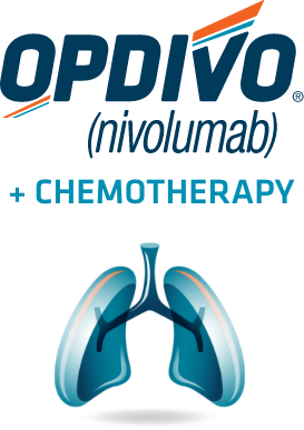 OPDIVO® (nivolumab) Logo with Lung Icon