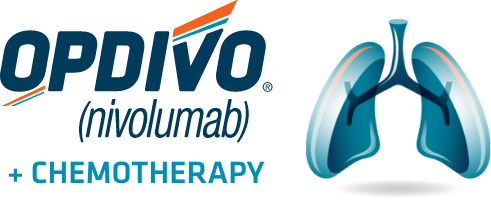 OPDIVO® (nivolumab) Logo with Lung Icon
